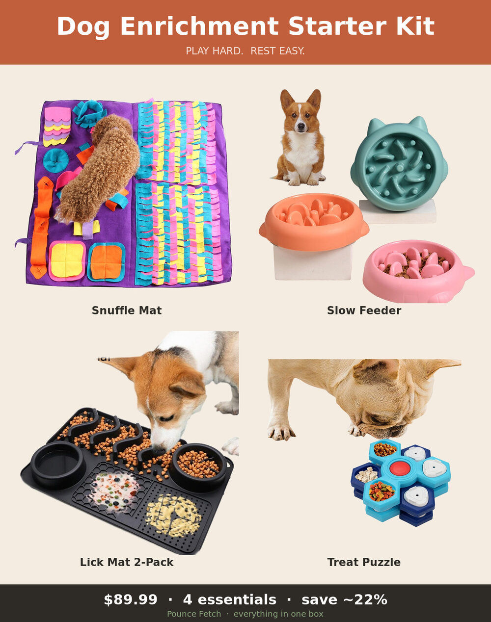 Dog Enrichment Starter Kit