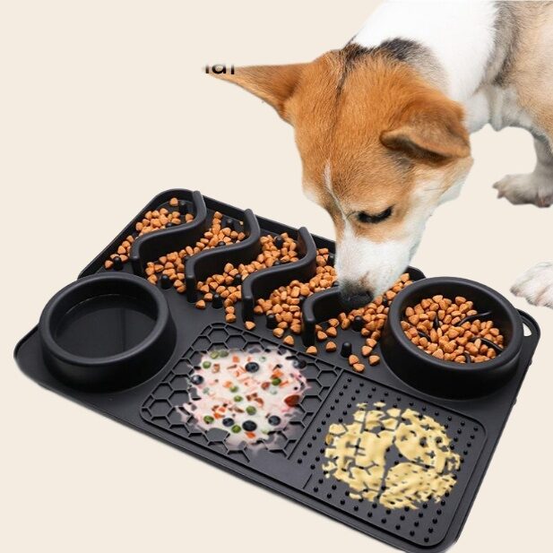 Lick Mat 2-Pack — Suction-Back, Freezer-Friendly