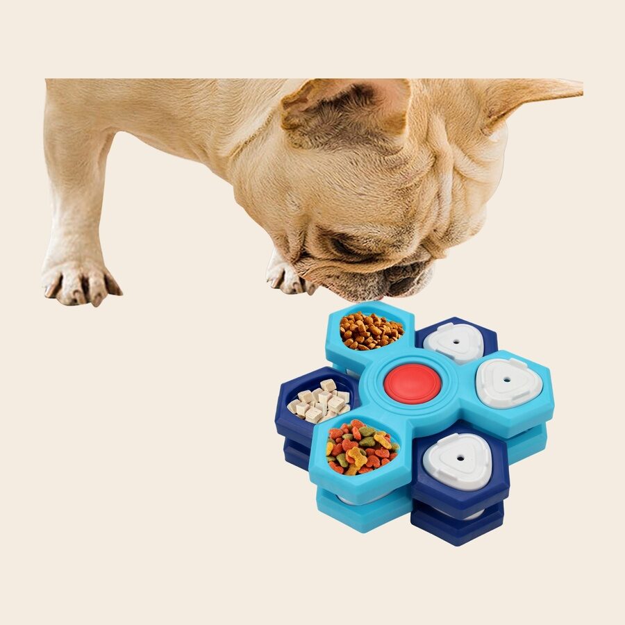 Treat-Dispensing Puzzle — Adjustable Difficulty